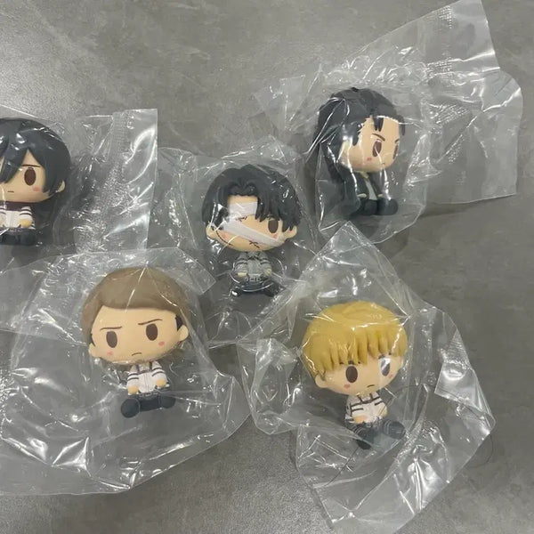 [BUNJANG] Attack on Titan Ichiban Kuji 'Each Resolve' Series H Chocokko Figures Set (5 Figures, Sealed) / 비닐 미개봉) 진격의거인 각자의 결의 제일복권 H상 초코노코 5개 세트