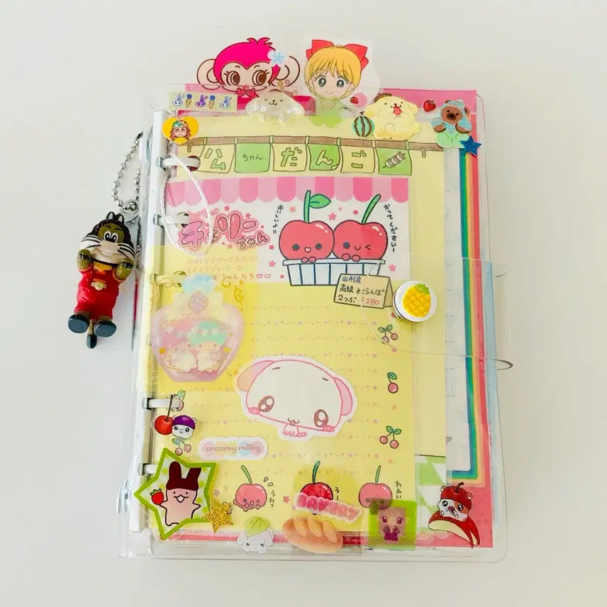 [BUNJANG] Vintage Heisei Memo Diary Custom Diary Setup / 고전 헤이세이메모 다이어리 커스텀 다꾸 다이어리셋업
