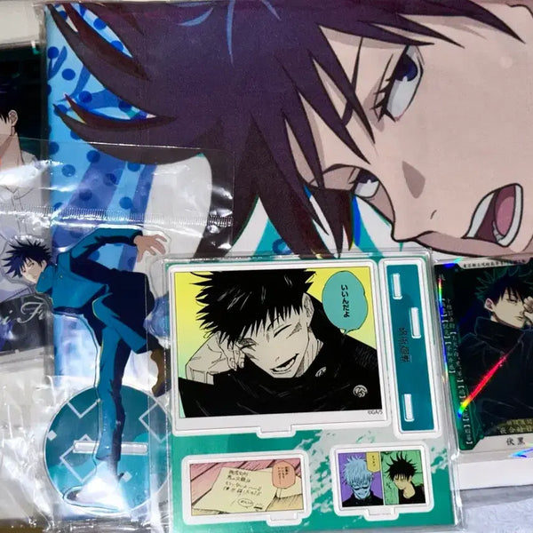 [BUNJANG] Jujutsu Kaisen Fushiguro Megumi Sega Big Cross Jujufes Morning Routine Acrylic Bundle Set / 주술회전 후시구로 메구미 세가쿠지 빅크로스 쥬쥬페스 이모셔널 아크릴 일괄