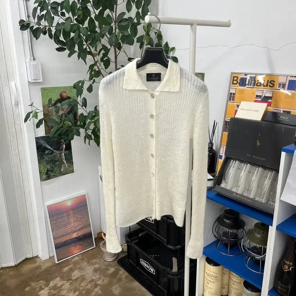 [BUNJANG] Lanvin Collection Mohair Cardigan Size 90 / 랑방컬렉션 모헤어 가디건 90