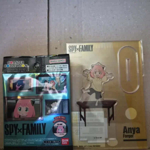 [BUNJANG] Spy x Family Anya Coaster Collection & Acrylic Stand Bundle Set / 스파이 패밀리 아냐 코스터 콜렉션 + 아크릴 스탠드 일괄