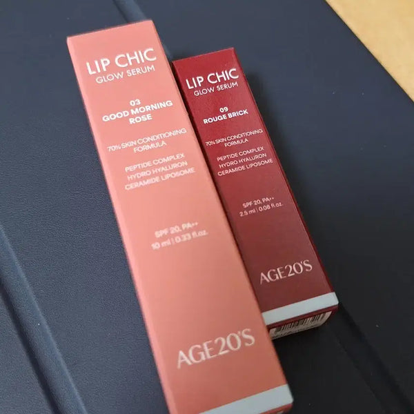 [BUNJANG] Age 20's Age20's Lip Chic Glow Serum (Shade 3 & 9) / 에이지투웨니스 에이지20 립시크 글로우 세럼 3호
