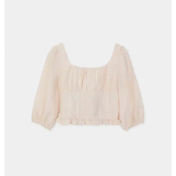 [BUNJANG] Lebeah Bella Bl Summer Ver. Peach Pink Blouse / 르브아 Bella bl summer ver- peach pink색상