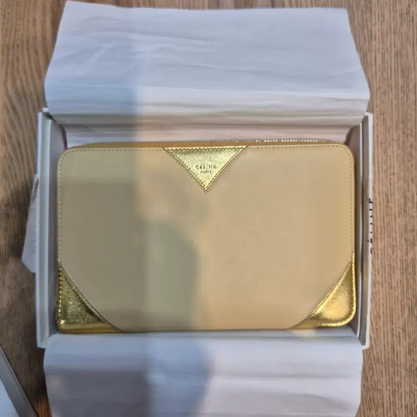 [BUNJANG] Celine Premier Zip Around Wallet / (미사용새제품) 셀린느 장지갑 프리미어집어라운드 골드