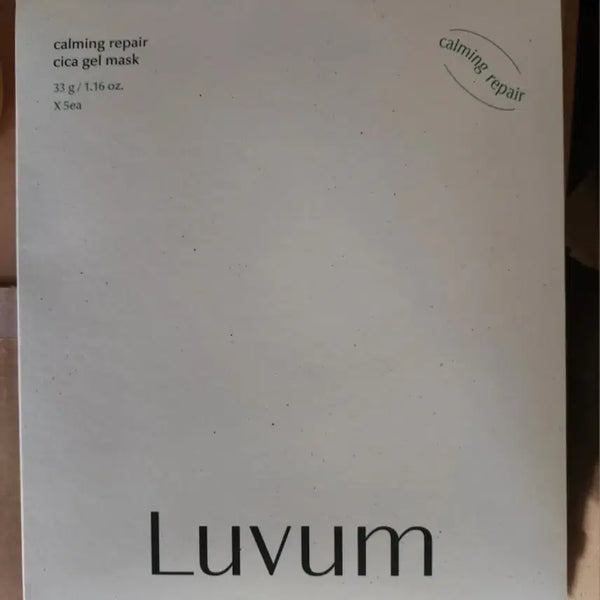 [BUNJANG] Luvum Calming Repair Cica Gel Mask (5 Sheets) - Sealed / 미개봉 러븀 카밍 리페어 시카 겔 마스크 5개입