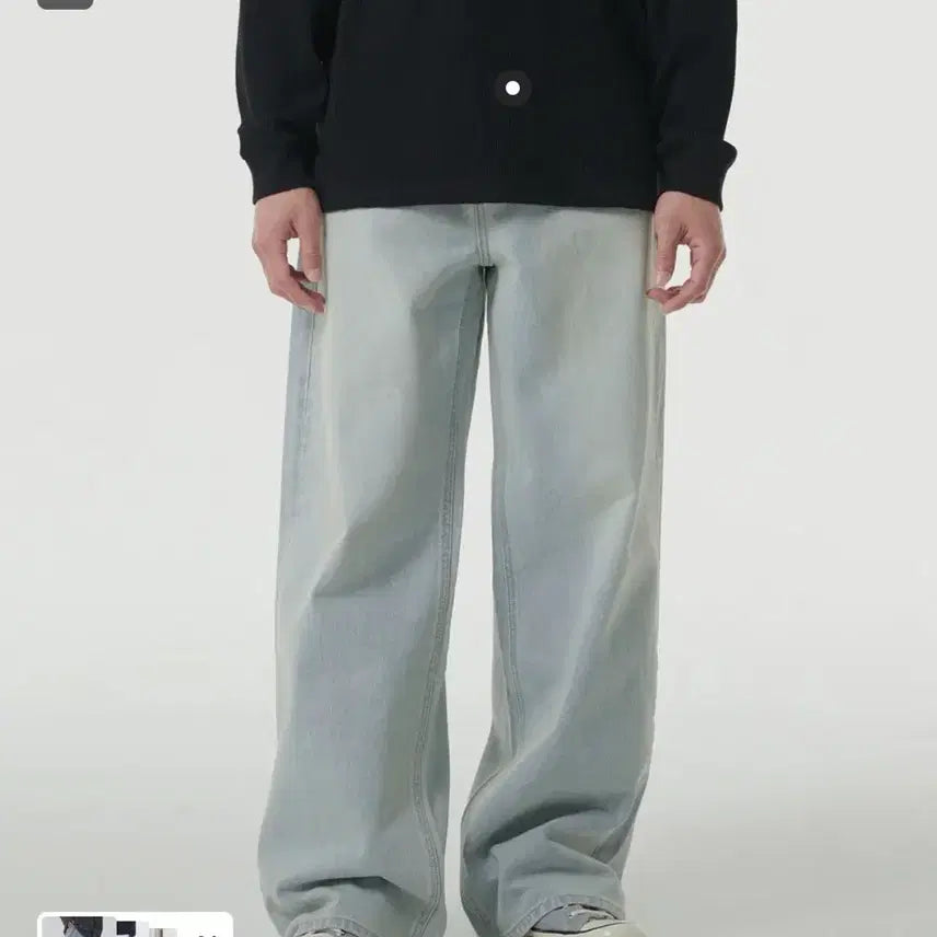 [BUNJANG] Musinsa Standard Extra Wide Denim Pants Bleach Size 30 / 무신사스탠다드 엑스트라 와이드 데님팬츠 블리치 30사이즈