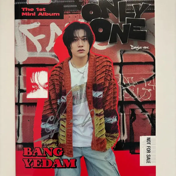 [BUNJANG] Bang Yedam 1st Mini Album Begin ver. Signed / 방예담 미니앨범 친필싸인 (ㅂㅁ)