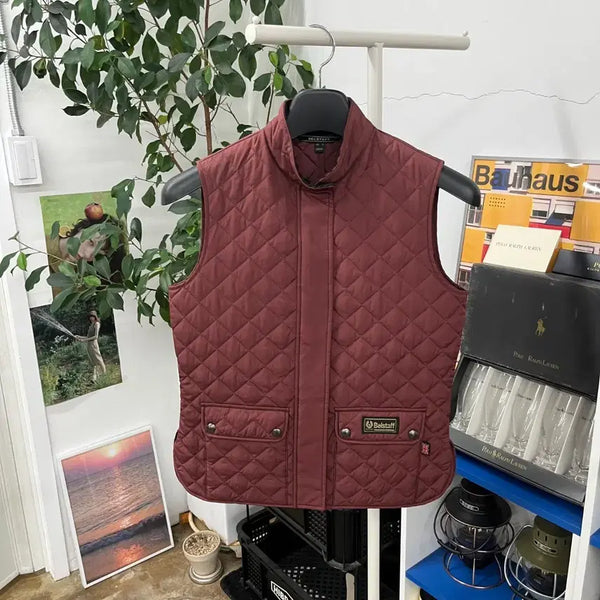 [BUNJANG] Belstaff Women's Quilted Vest UK 8 / 벨스타프 우먼 퀼팅 베스트 Uk8