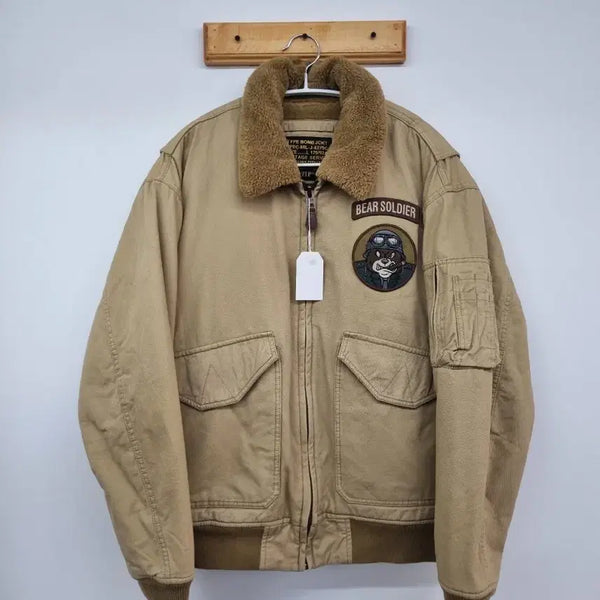 [BUNJANG] VIP Bear Soldier Vintage Military Bomber Jacket L / VIP 베어솔저 빈티지 밀리터리 봄버자켓