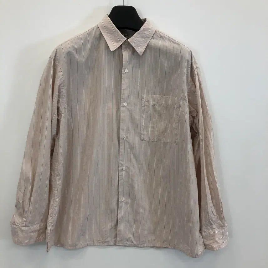 [BUNJANG] Uniqlo C Broadcloth Stripe Shirt M / 유니클로C 브로드클로스 스트라이프셔츠 M