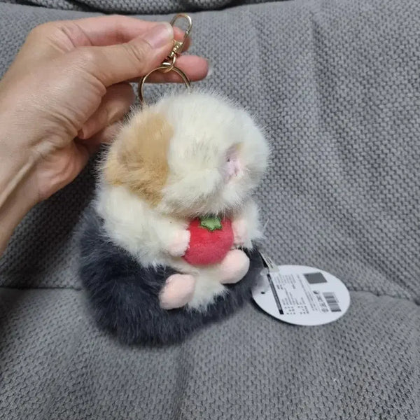 [BUNJANG] Molumotto-sang 12cm Vegetable Meal Plush Keychain / 데굴데굴 야채식사 모루못토상 딤그레이 12cm 인형키링