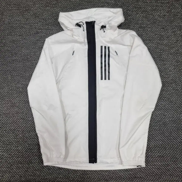 [BUNJANG] Adidas White Windbreaker Jacket / 아디다스 화이트 바람막이