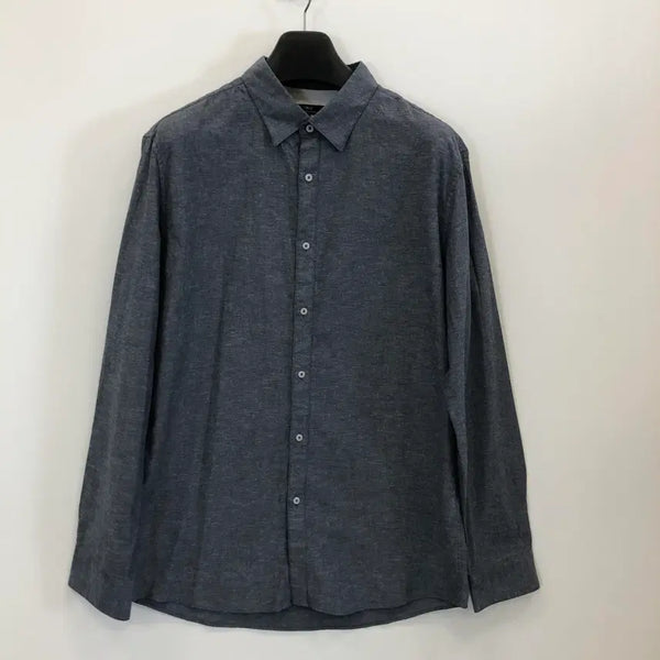 [BUNJANG] TNGT Linen Blend Solid Shirt / TNGT 린넨혼방 솔리드셔츠 110