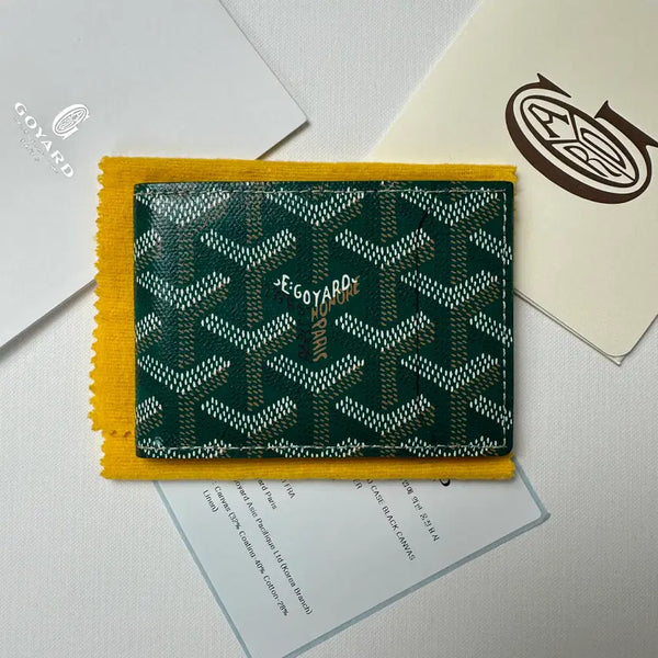 [BUNJANG] Goyard Saint Louis Insert Card Holder Green / [S+] 고야드 인서트 카드지갑 그린