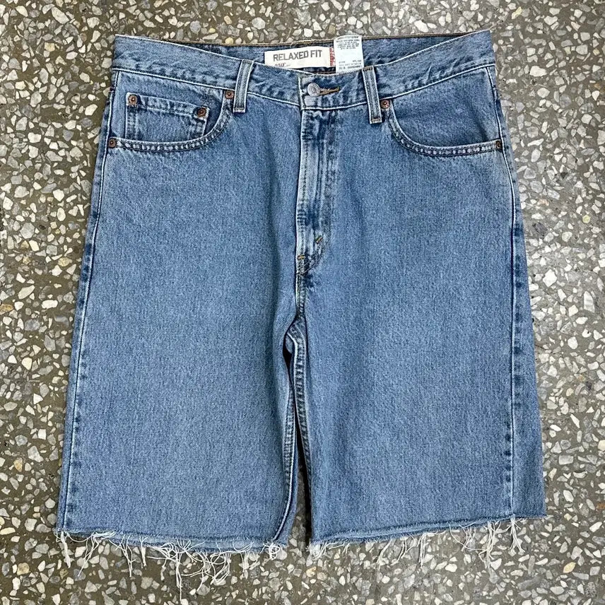 [BUNJANG] 00s Levi's 550 Cut-Off Denim Shorts 34 / 00s 리바이스 550 컷오프 데님 쇼츠 34