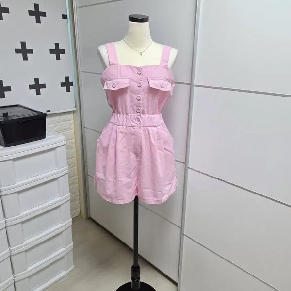 [BUNJANG] Pink Jumpsuit / (새제품)핑크색 점프수트
