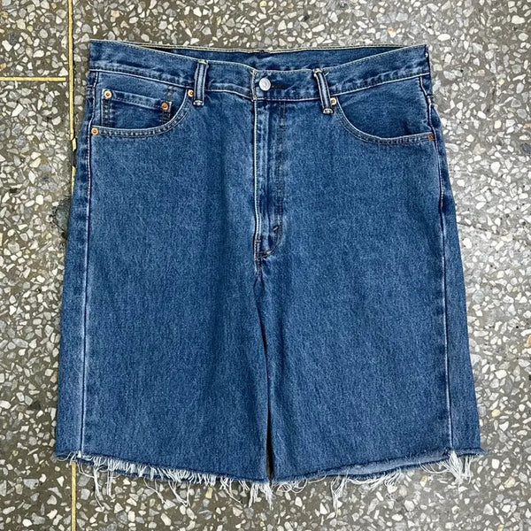 [BUNJANG] Levi's 550 Cut-Off Denim Shorts - Size 36 / 리바이스 550 컷오프 데님 쇼츠 36