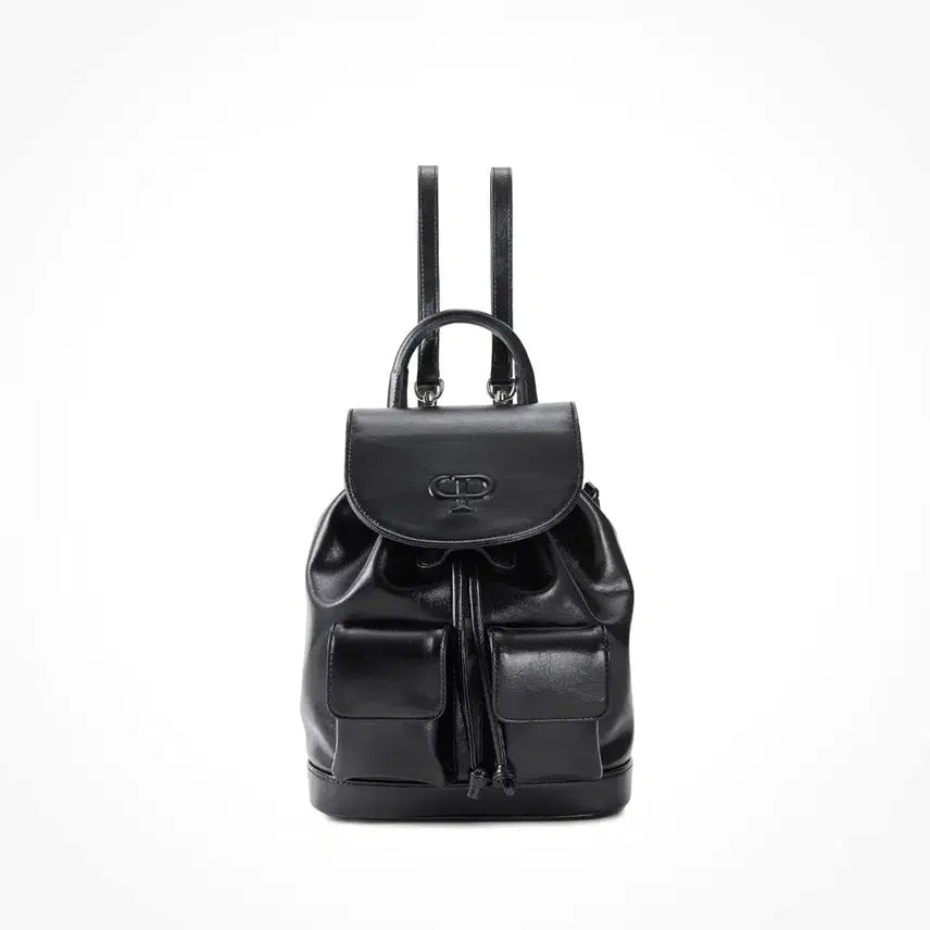 [BUNJANG] Christine Project Mini Backpack (Black) / 크리스틴프로젝트 미니 백팩 (블랙)