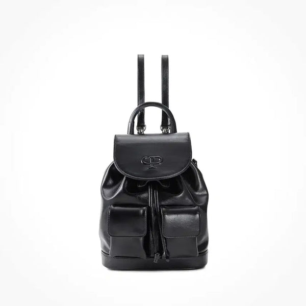[BUNJANG] Christine Project Mini Backpack (Black) / 크리스틴프로젝트 미니 백팩 (블랙)