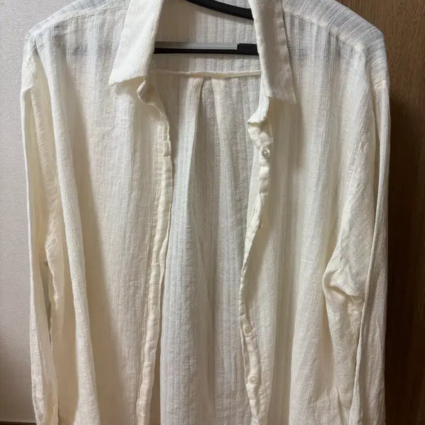 [BUNJANG] Ivory Linen Shirt / 아이보리 린넨 셔츠