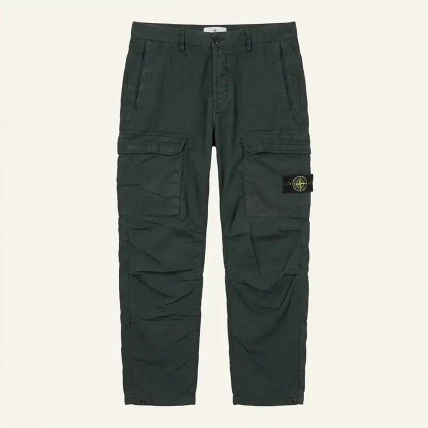 [BUNJANG] Stone Island Cotton/Nylon Pants Black (Size 34) / 스톤아일랜드 코튼/나일론 팬츠 블랙 (34)