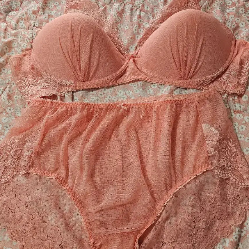 [BUNJANG] Plus Size Lace Lingerie Set / 빅사이즈 속옷