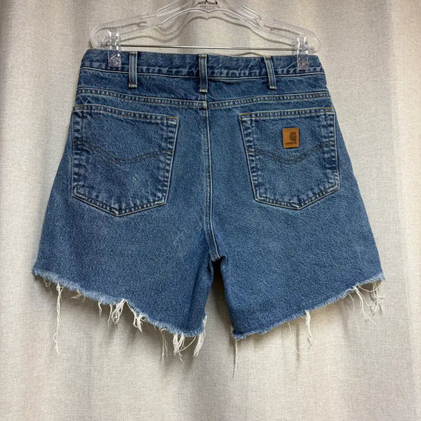 [BUNJANG] Carhartt B18 DST Traditional Fit Denim Cut-Off Shorts W33 / 칼하트 B18 DST 트래디셔널핏 데님 컷오프 쇼츠 W33