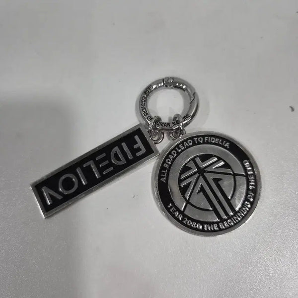 [BUNJANG] Fidelion Post-Apocalypse Metal Keyring / [한정판] 포스트 아포칼립스 메탈 키링 / 피델리온 메달 가방고리