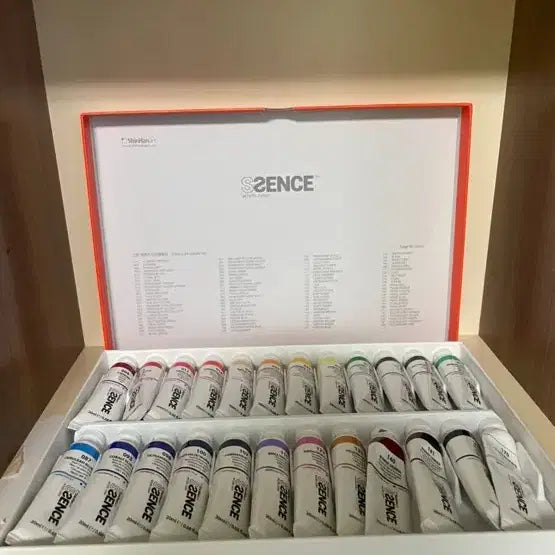 [BUNJANG] Shinhan Essense Acrylic Paint Set (24 Colors) / 신한 에쎈쓰 아크릴 물감 24색
