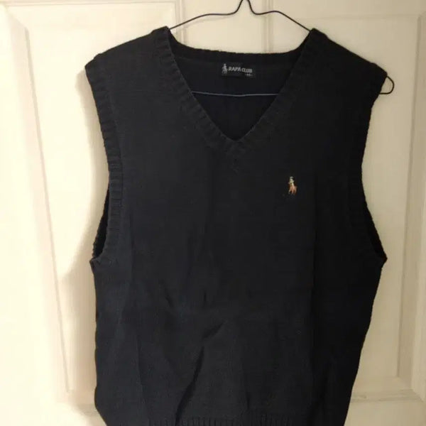 [BUNJANG] Navy V-Neck Knit Vest / 니트 조끼