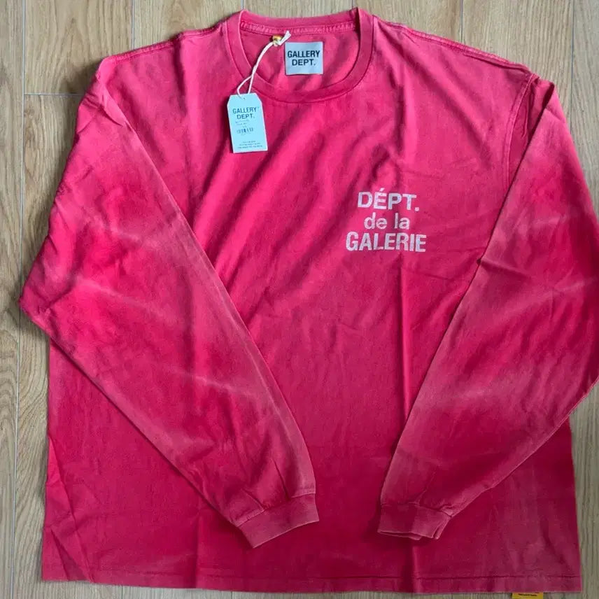 [BUNJANG] Gallery Department French Long Sleeve Red XXL / 갤러리 디파트먼트 프렌치 롱슬리브 레드