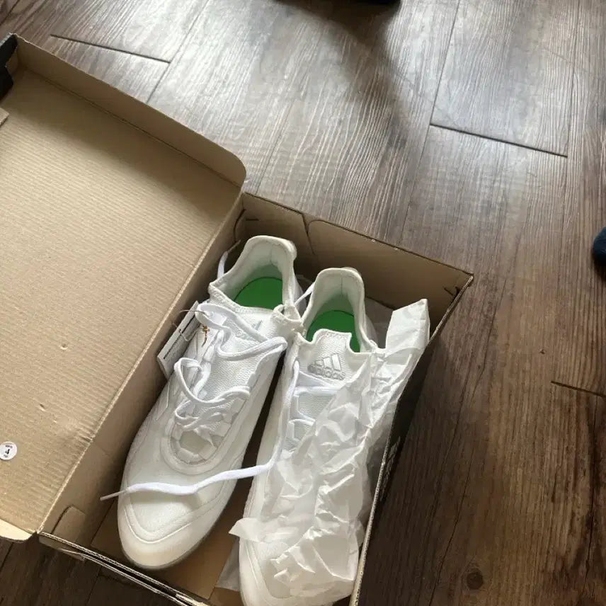 [BUNJANG] Adidas Adizero Spike Baseball Cleats White 270 / 아디제로 스파이크 270