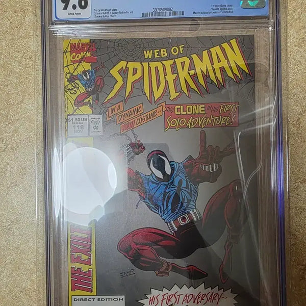 [BUNJANG] Web of Spider-Man #118 CGC 9.6 / 웹 오브 스파이더맨 118호 CGC 9.6