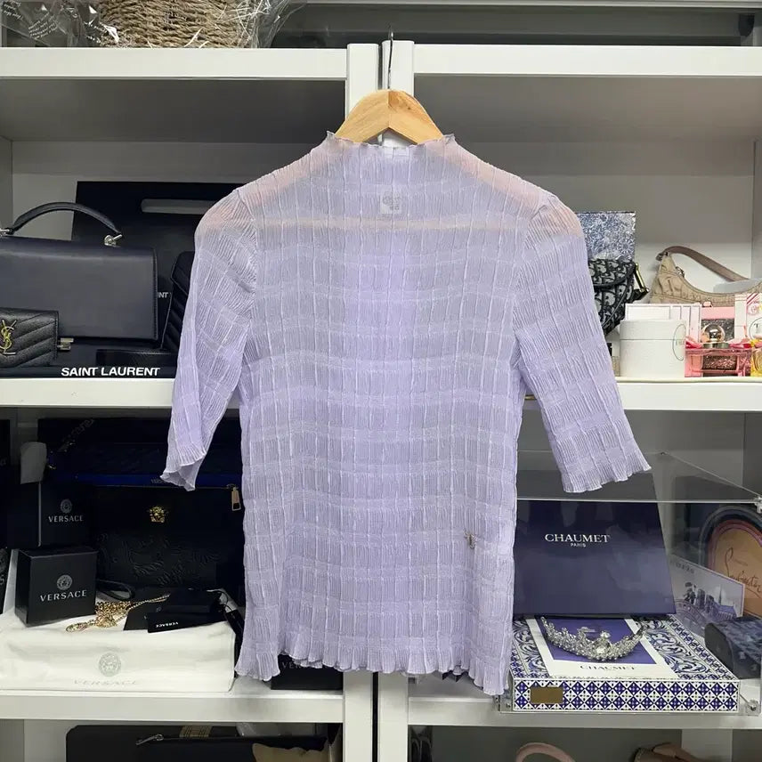 [BUNJANG] O2nd Ozsecon Pleats Blouse / [ 한섬 ] O2nd 오즈세컨 플리츠 블라우스