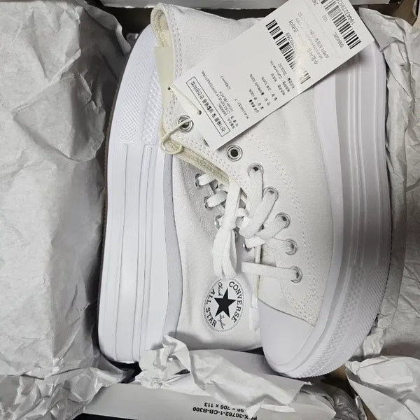 [BUNJANG] Converse Chuck Taylor All Star Move High Top White / 컨버스 척테일러 올스타 무브 하이 화이트