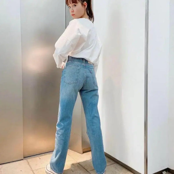 [BUNJANG] Levi's LVC 1950s 701 Jeans - Vintage Wash Straight Fit (Size 23) / 리바이스 LVC 1950s 701 진 23인치
