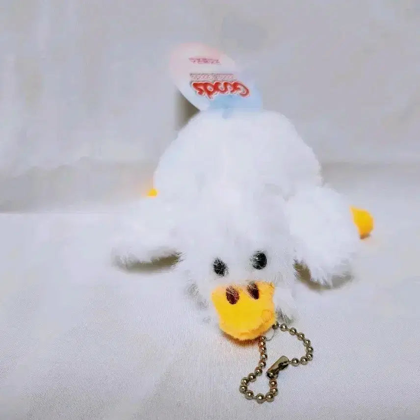 [BUNJANG] White Duck Keychain / 하얀색 오리 인형 키링