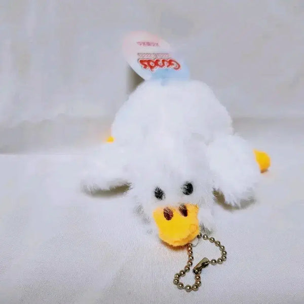 [BUNJANG] White Duck Keychain / 하얀색 오리 인형 키링