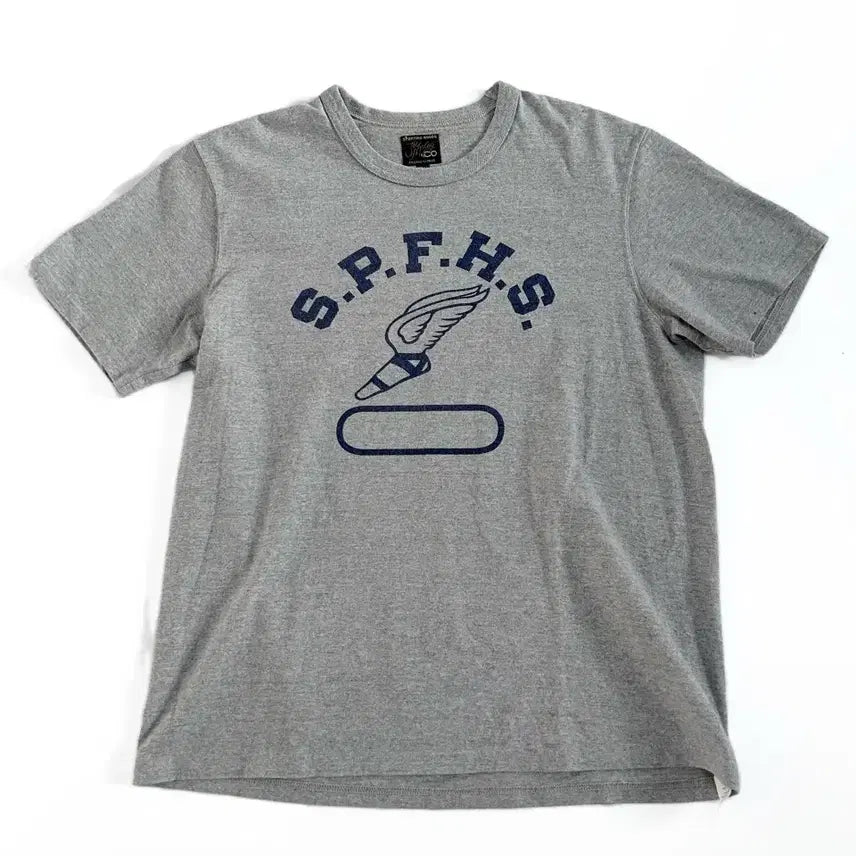 [BUNJANG] The Real McCoy's Joe McCoy S.P.F.H.S Printing T-Shirt / M) 리얼맥코이 조맥코이 S.P.F.H.S 프린팅 티셔츠