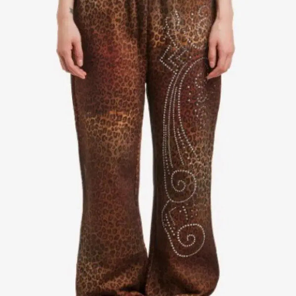 [BUNJANG] Praying Leopard Studded Pants / praying 프레잉 스터드팬츠 레오파드