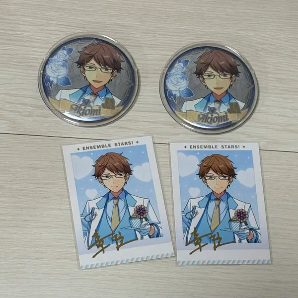 [BUNJANG] Ensemble Stars Chugyosei 3rd Anniversary Badge Kuga Akio / 앙스타 중스타 백정장 3주년 뱃지 캔뱃지 파샤 쿠누기 아키오미