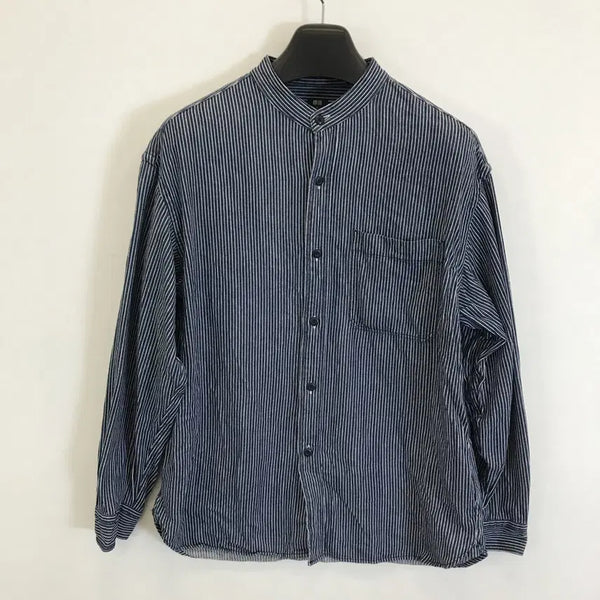 [BUNJANG] Uniqlo Hickory Stand Collar Shirt M / 유니클로 히코리 스탠드카라셔츠 [M]