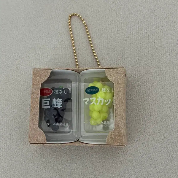 [BUNJANG] Grape Gacha Keyring / 포도 가챠 키링