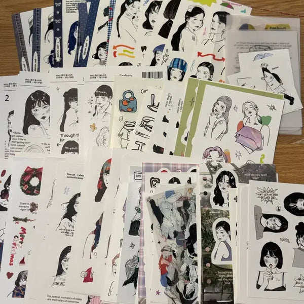 [BUNJANG] DIARIUM Character Sticker Set / 디아리움 인물스티커 처분합니다