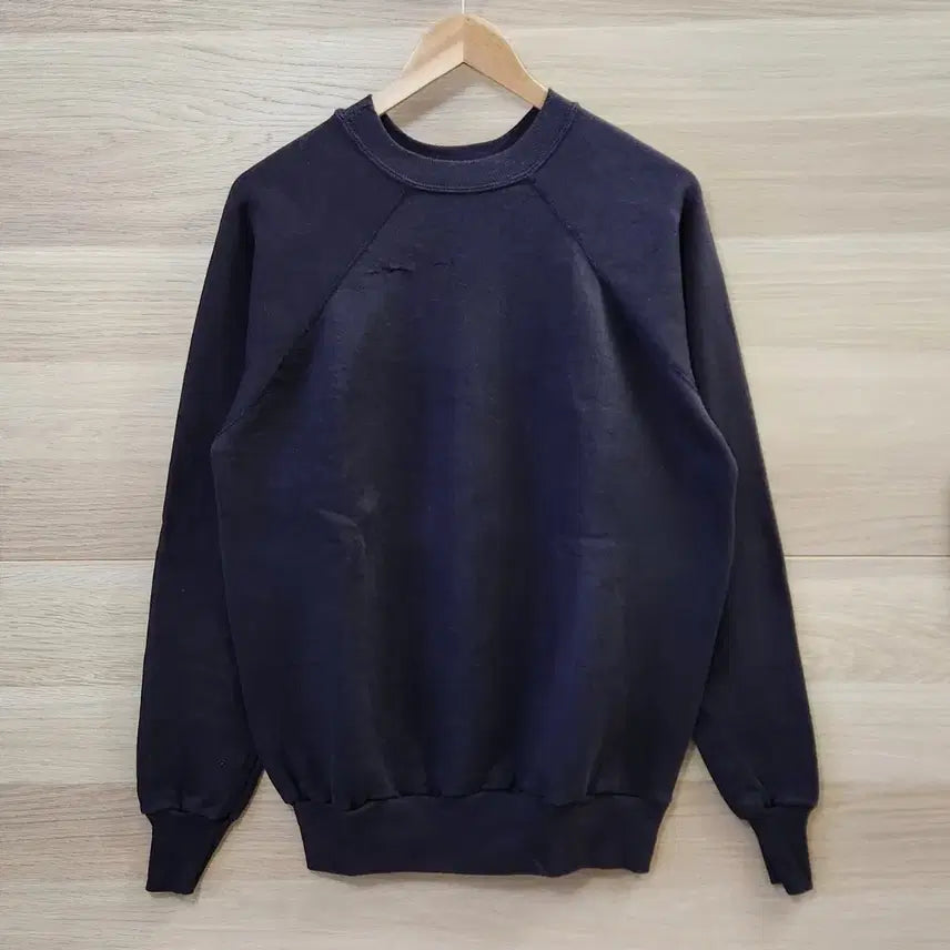 [BUNJANG] 80s USA Jean Top Sweatshirt Black XL / 80s USA Jean Top 스웨트셔츠 블랙 XL