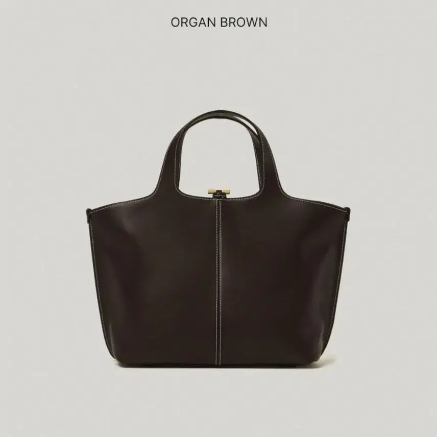 [BUNJANG] Atelier de Lumen Panier Organ Brown Tote Bag / 아뜰리에드 루멘 파니에 오르간 브라운 토트백 사이즈