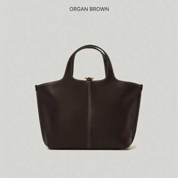 [BUNJANG] Atelier de Lumen Panier Organ Brown Tote Bag / 아뜰리에드 루멘 파니에 오르간 브라운 토트백 사이즈