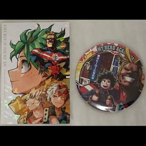 [BUNJANG] My Hero Academia Postcard Set All Might Can Badge Pin Badge Bakugo Ichiban Kuji / 히로아카 엽서 단체 포스터 올마이트 캔뱃지 핀뱃지 나히아 바쿠고 제일복권