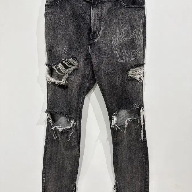 [BUNJANG] Haculla Hac Lives Grey Jeans / [Free] 하쿨라 그레이진