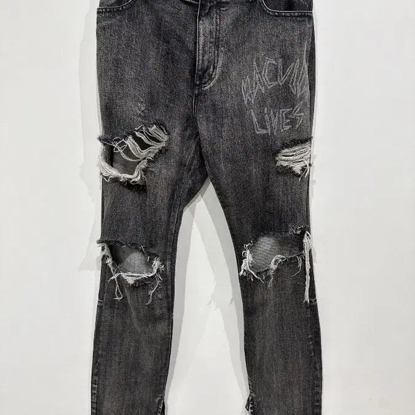 [BUNJANG] Haculla Hac Lives Grey Jeans / [Free] 하쿨라 그레이진